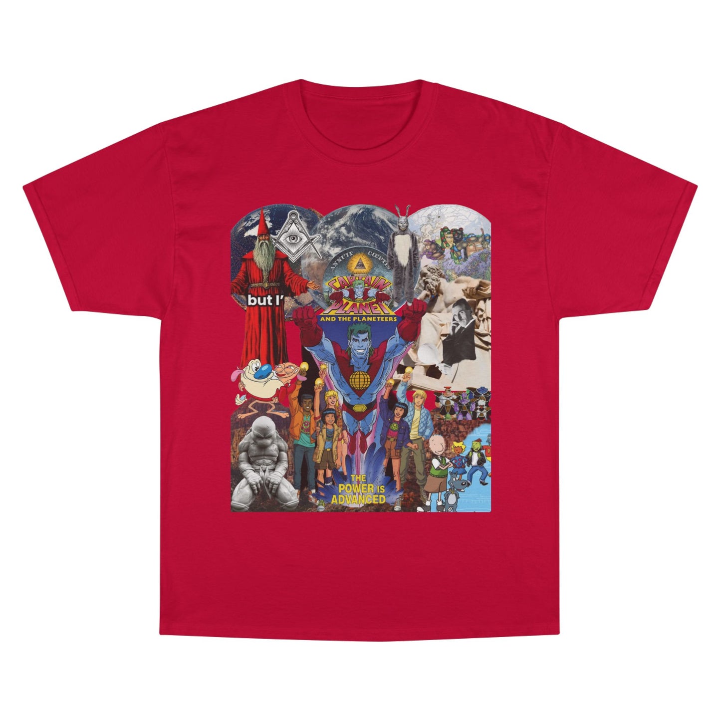 The Power is Advanced graphic tee-shirt