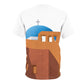 Santorini Blue Dome Shirt