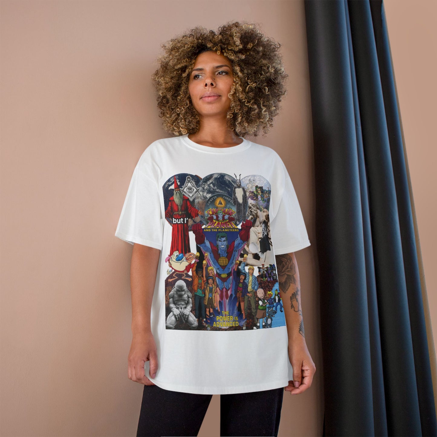 The Power is Advanced graphic tee-shirt