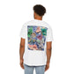 Crystal Collage T-Shirt — Colorful Mineral Art Tee