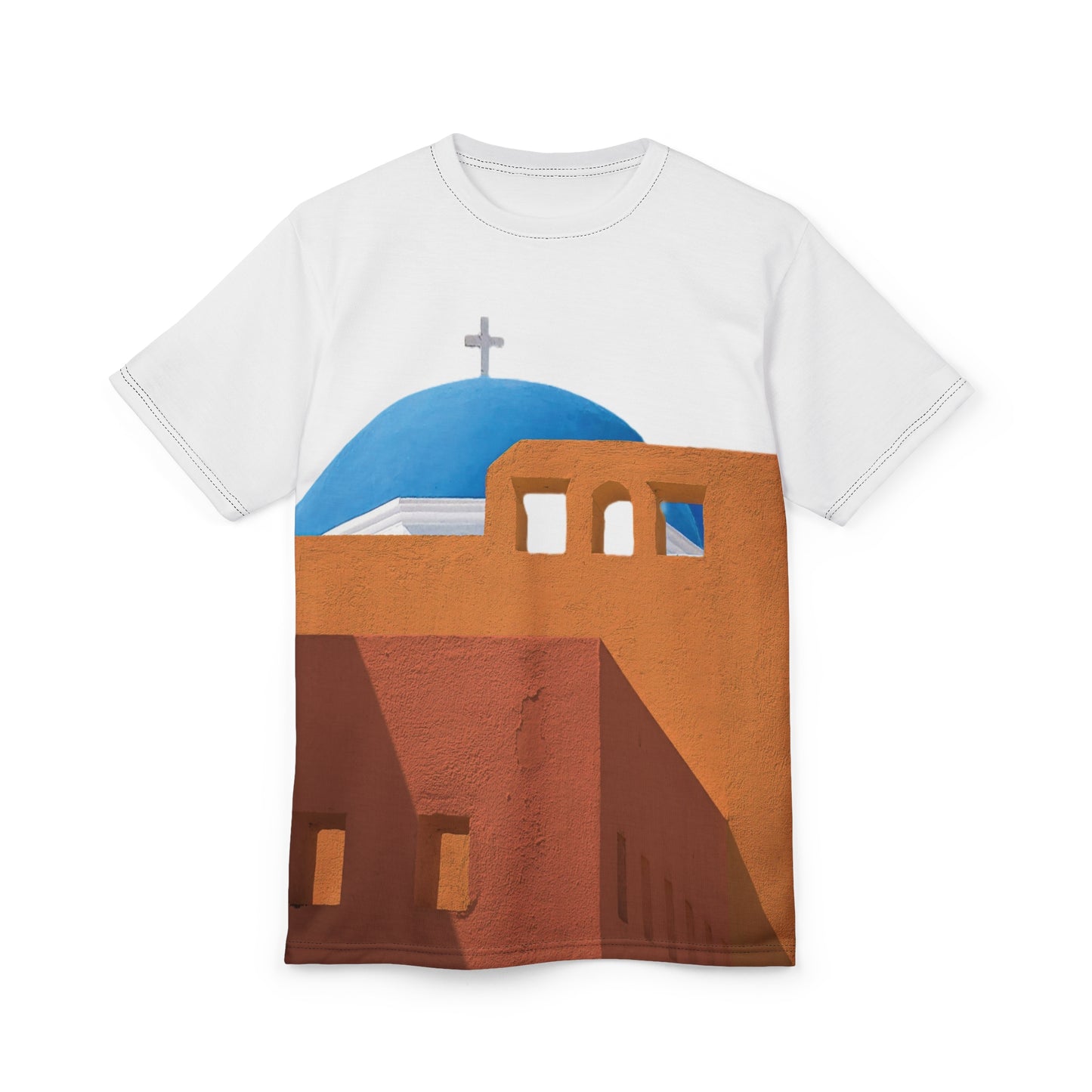 Santorini Blue Dome Shirt