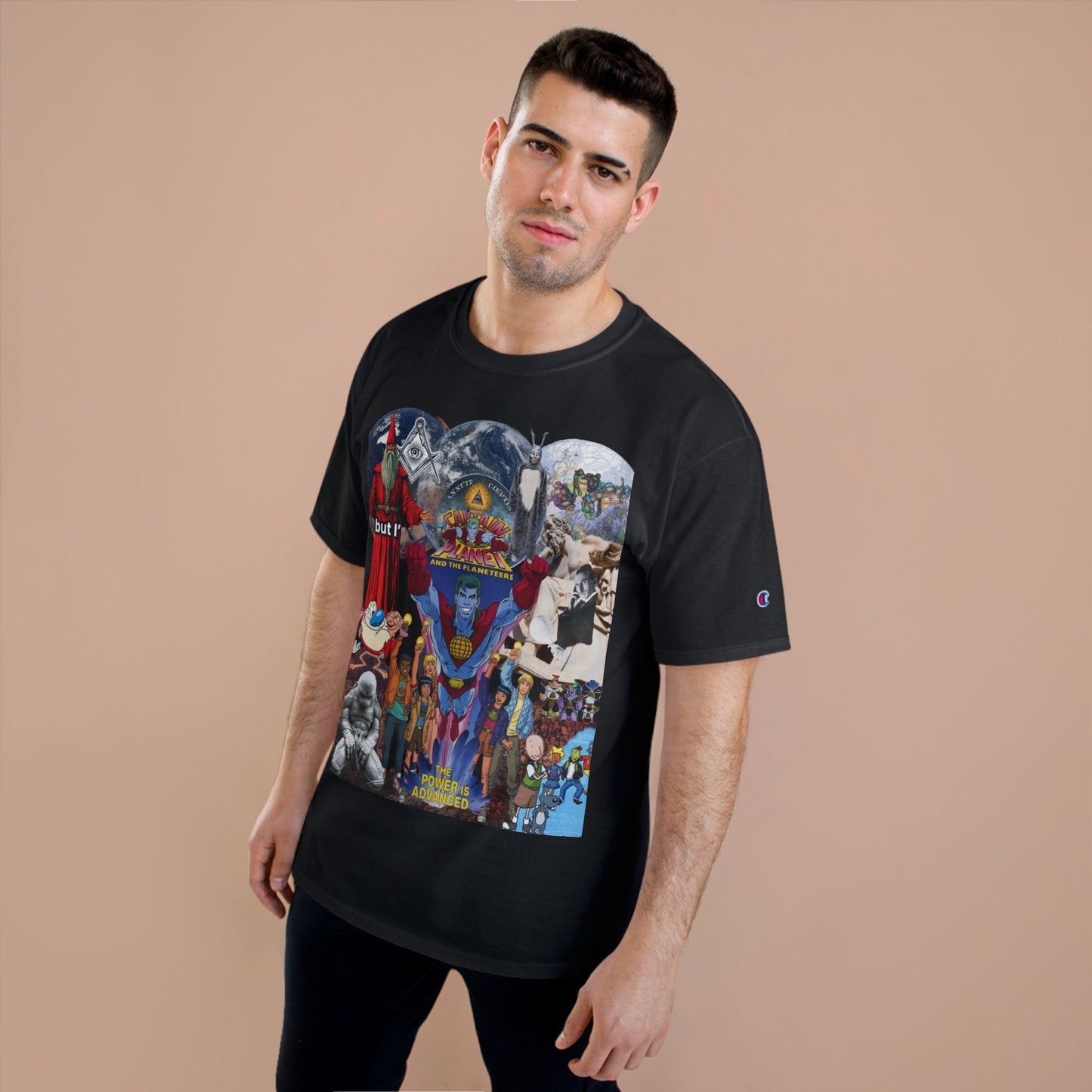The Power is Advanced graphic tee-shirt