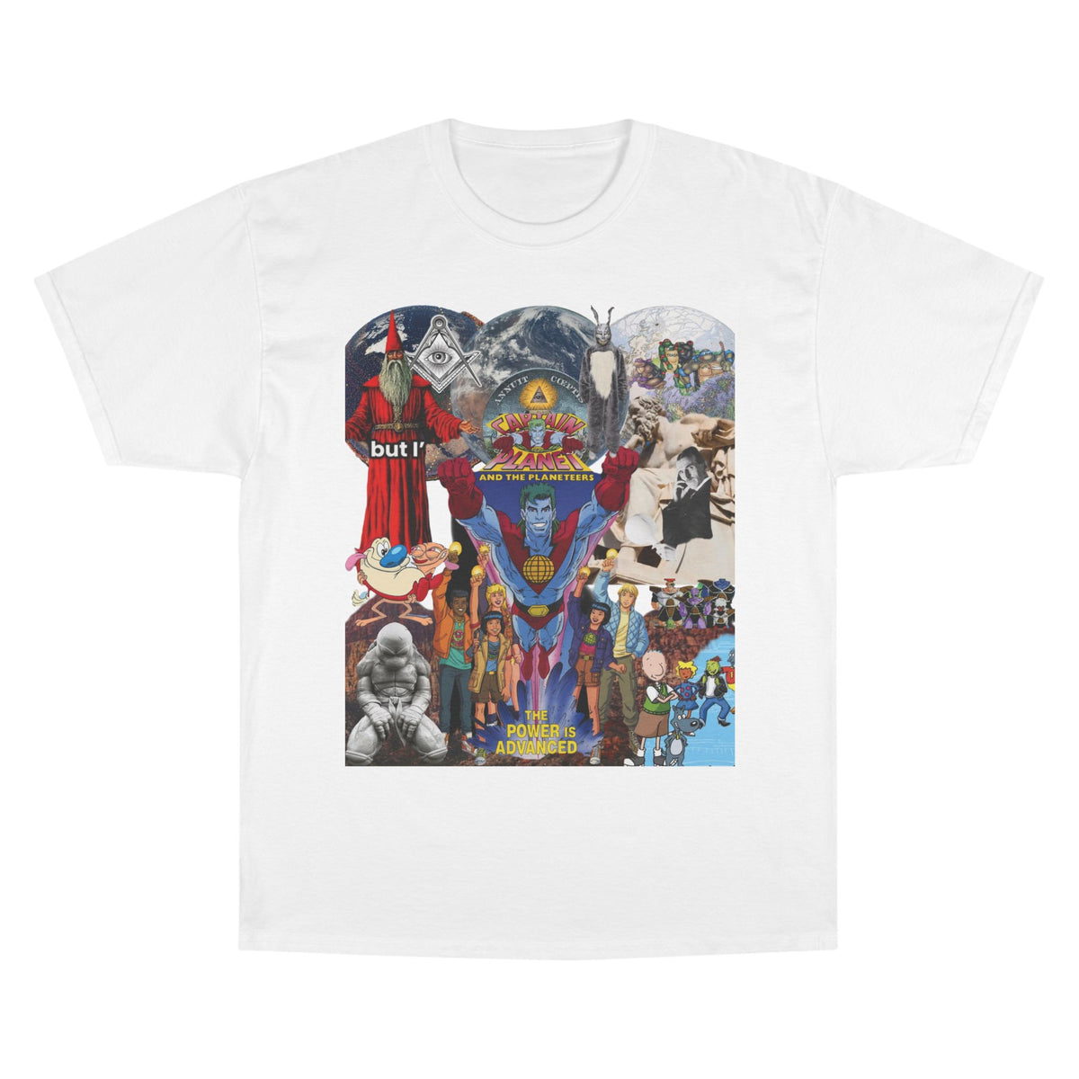 The Power is Advanced graphic tee-shirt