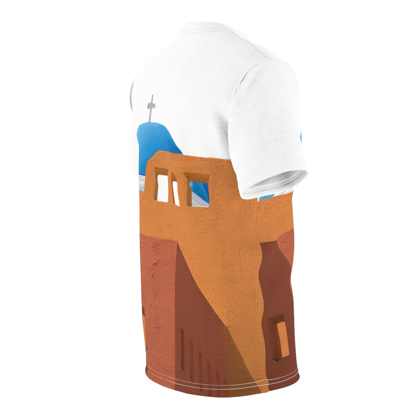 Santorini Blue Dome Shirt