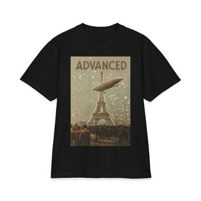Advanced Zeppelin Over Eiffel Tower T‑Shirt
