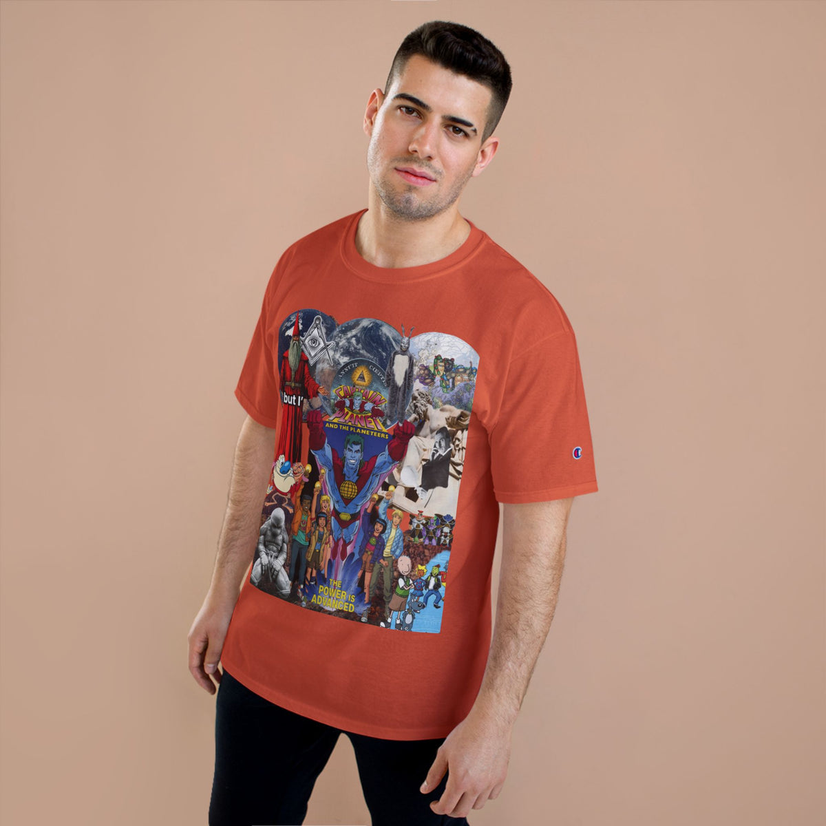 The Power is Advanced graphic tee-shirt