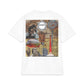 Vintage Collage Graphic Tee — Retro Surreal Movie & Memorabilia Design