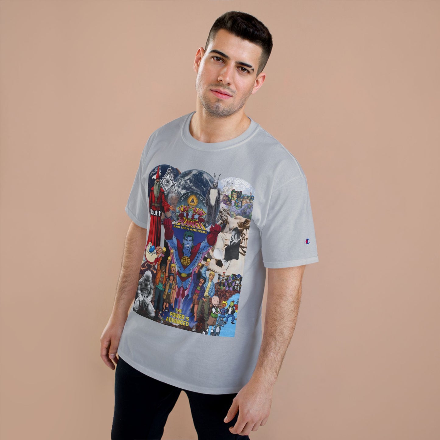 The Power is Advanced graphic tee-shirt