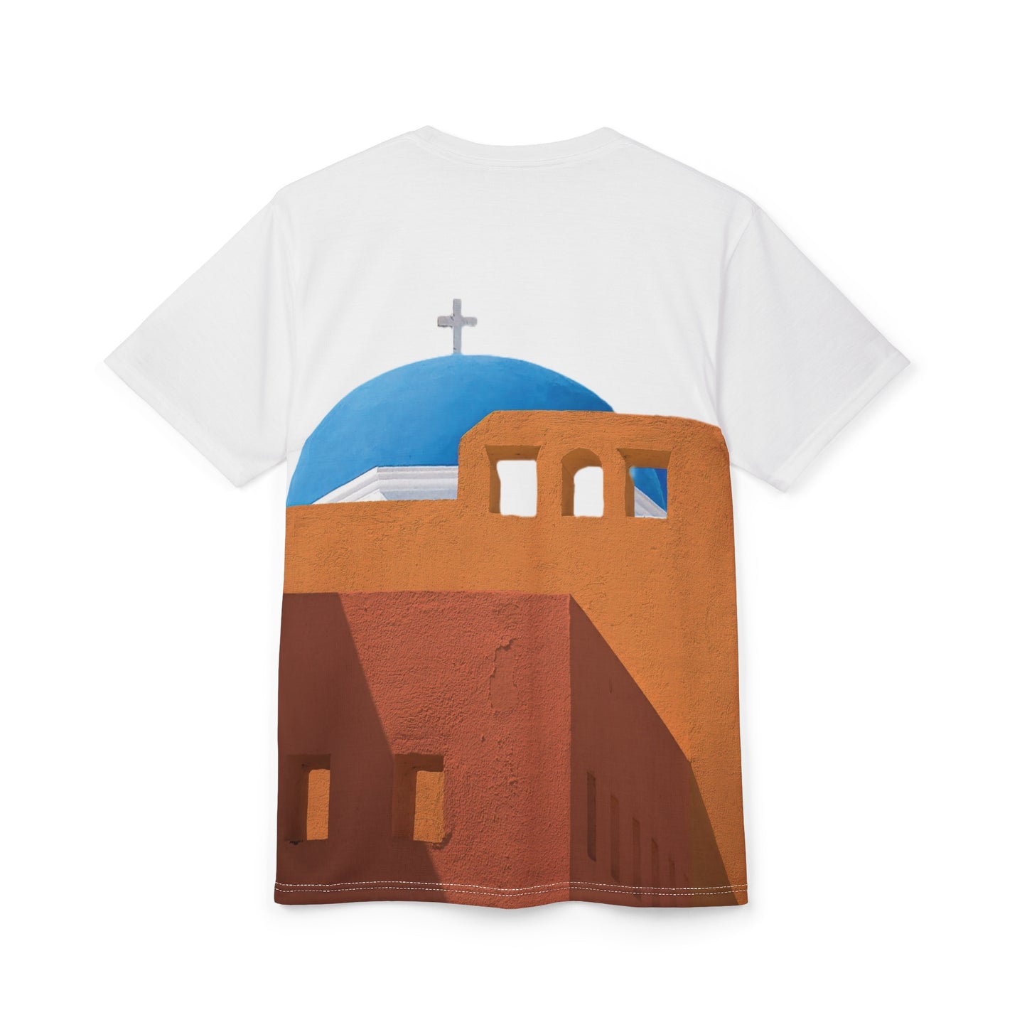 Santorini Blue Dome Shirt