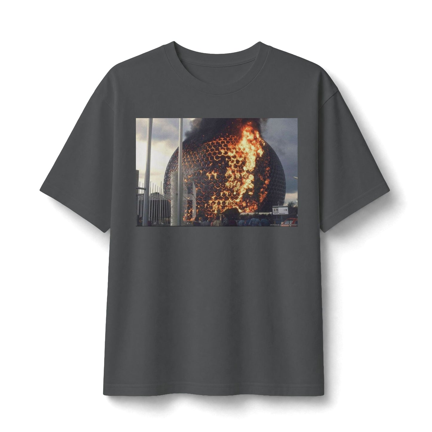 Advanced 'Exploding Globe' Graphic Tee