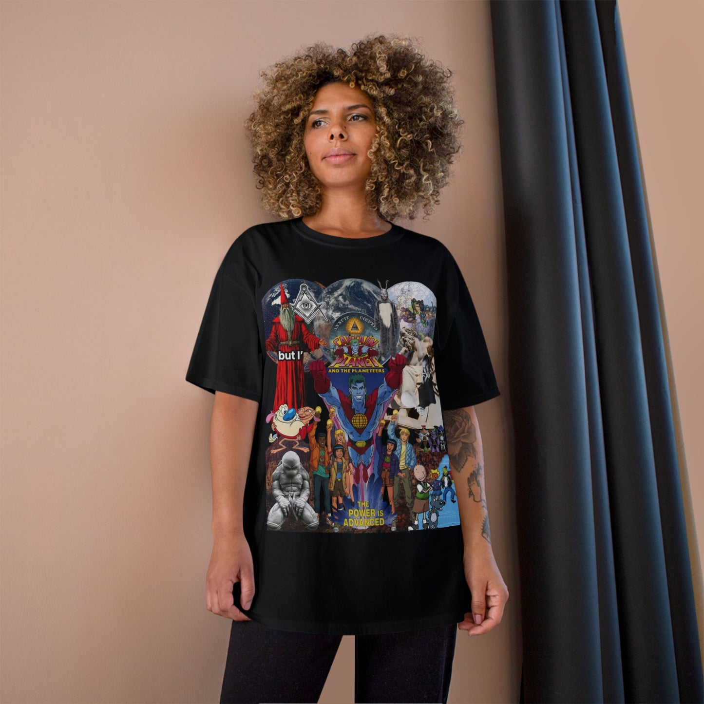 The Power is Advanced graphic tee-shirt