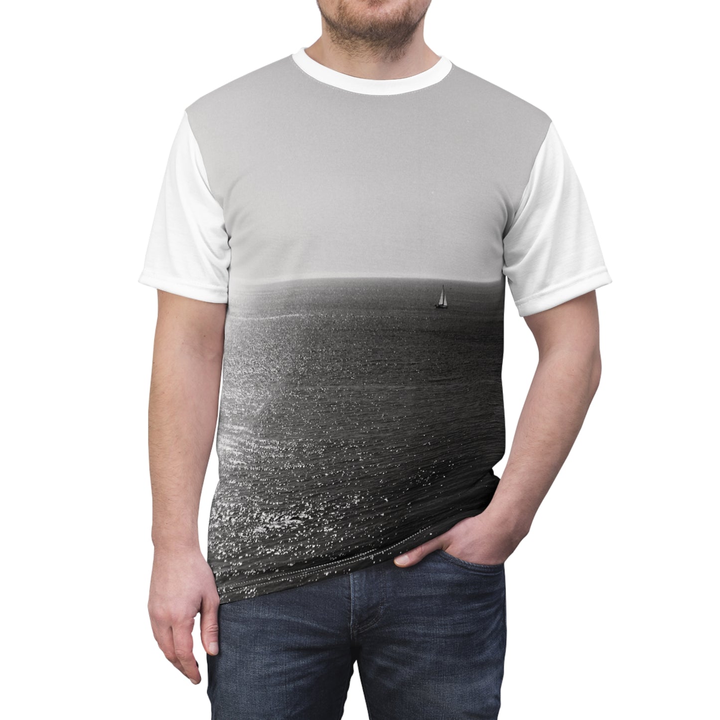 Open Water Sailboat Horizon Tee