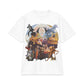 Vintage Collage Graphic Tee — Retro Surreal Movie & Memorabilia Design
