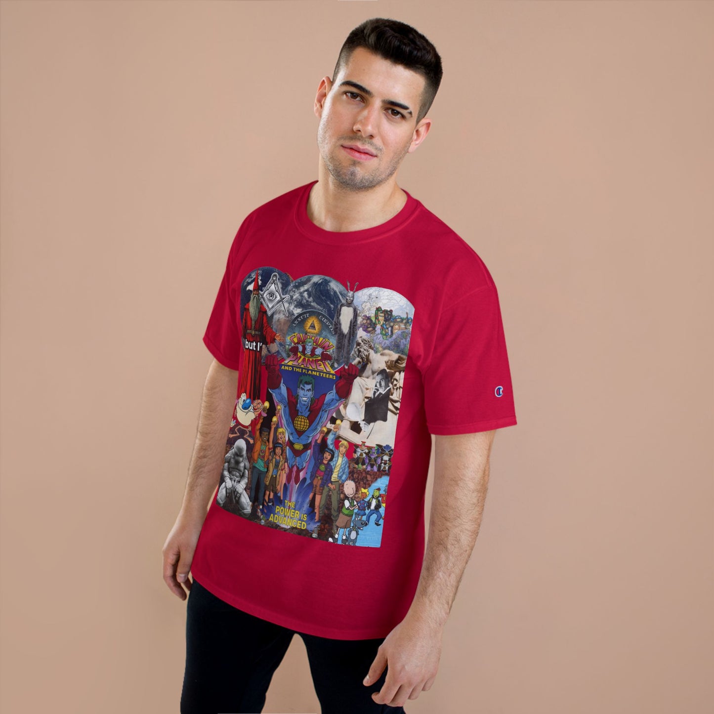 The Power is Advanced graphic tee-shirt