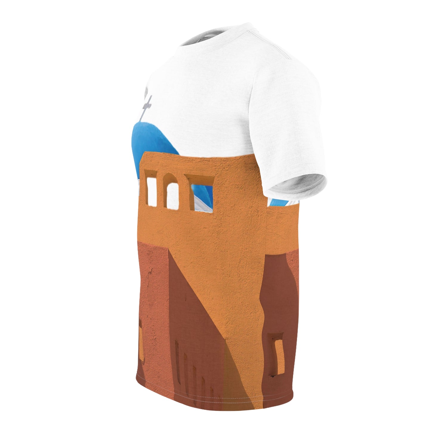 Santorini Blue Dome Shirt