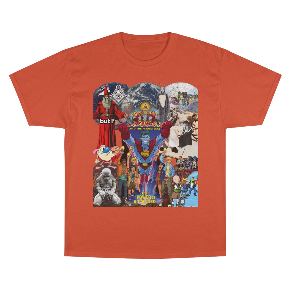 The Power is Advanced graphic tee-shirt