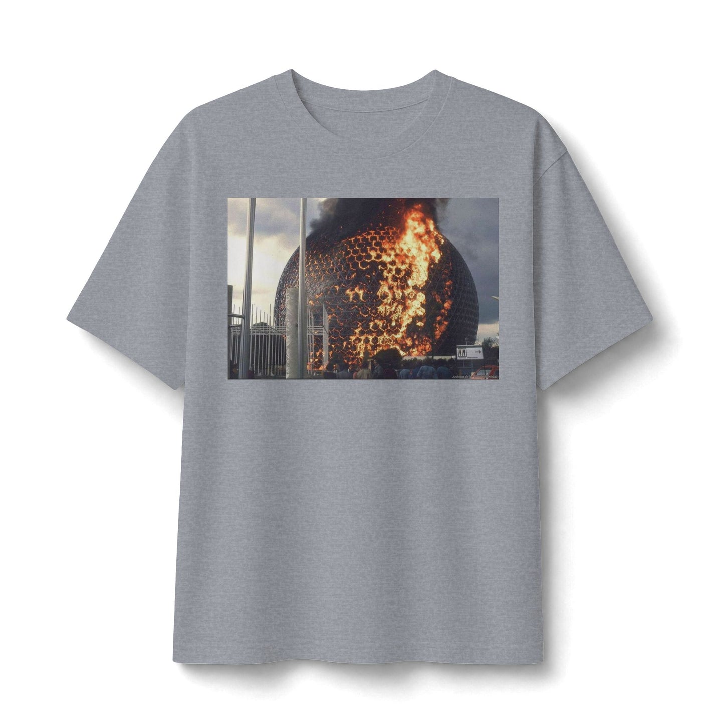 Advanced 'Exploding Globe' Graphic Tee