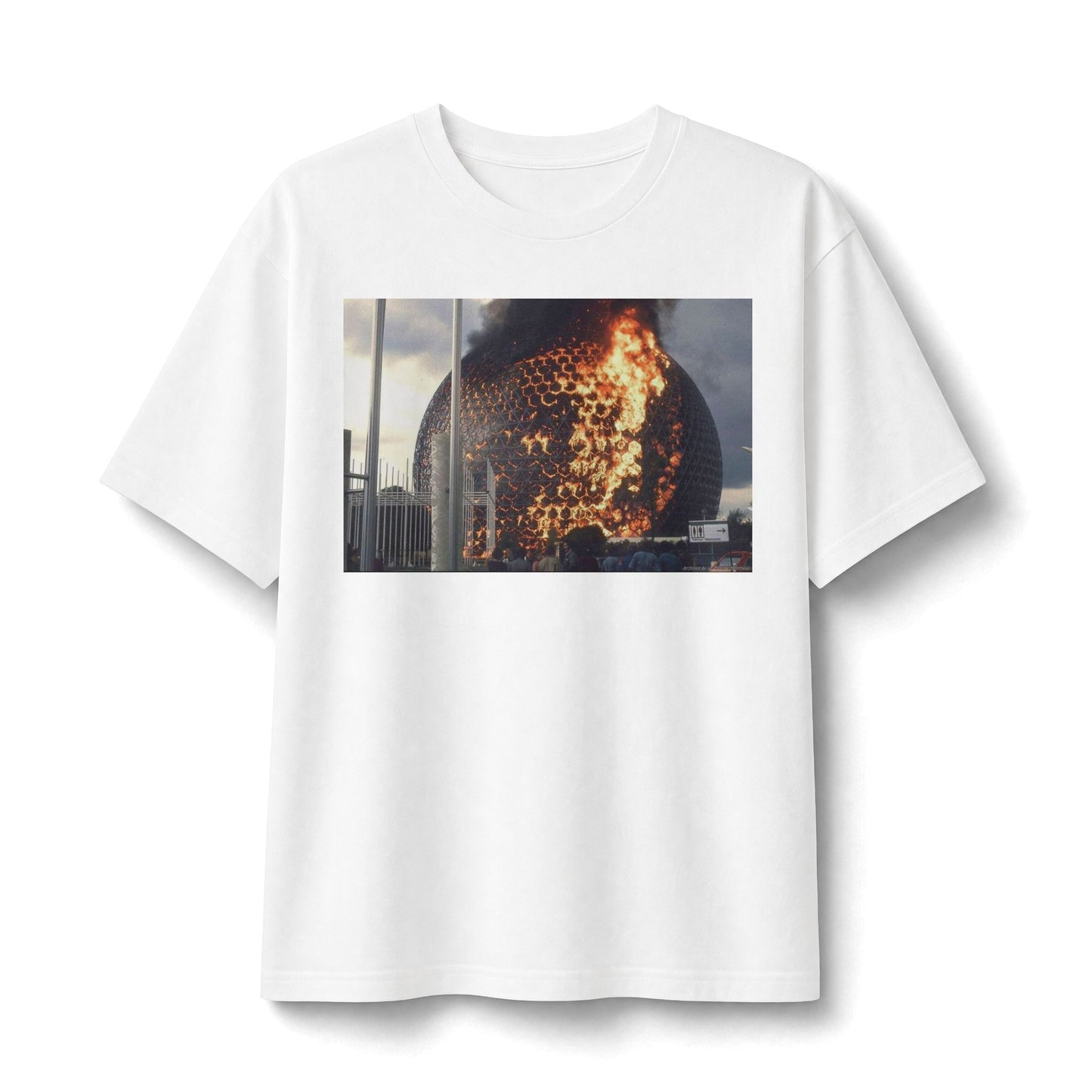 Advanced 'Exploding Globe' Graphic Tee