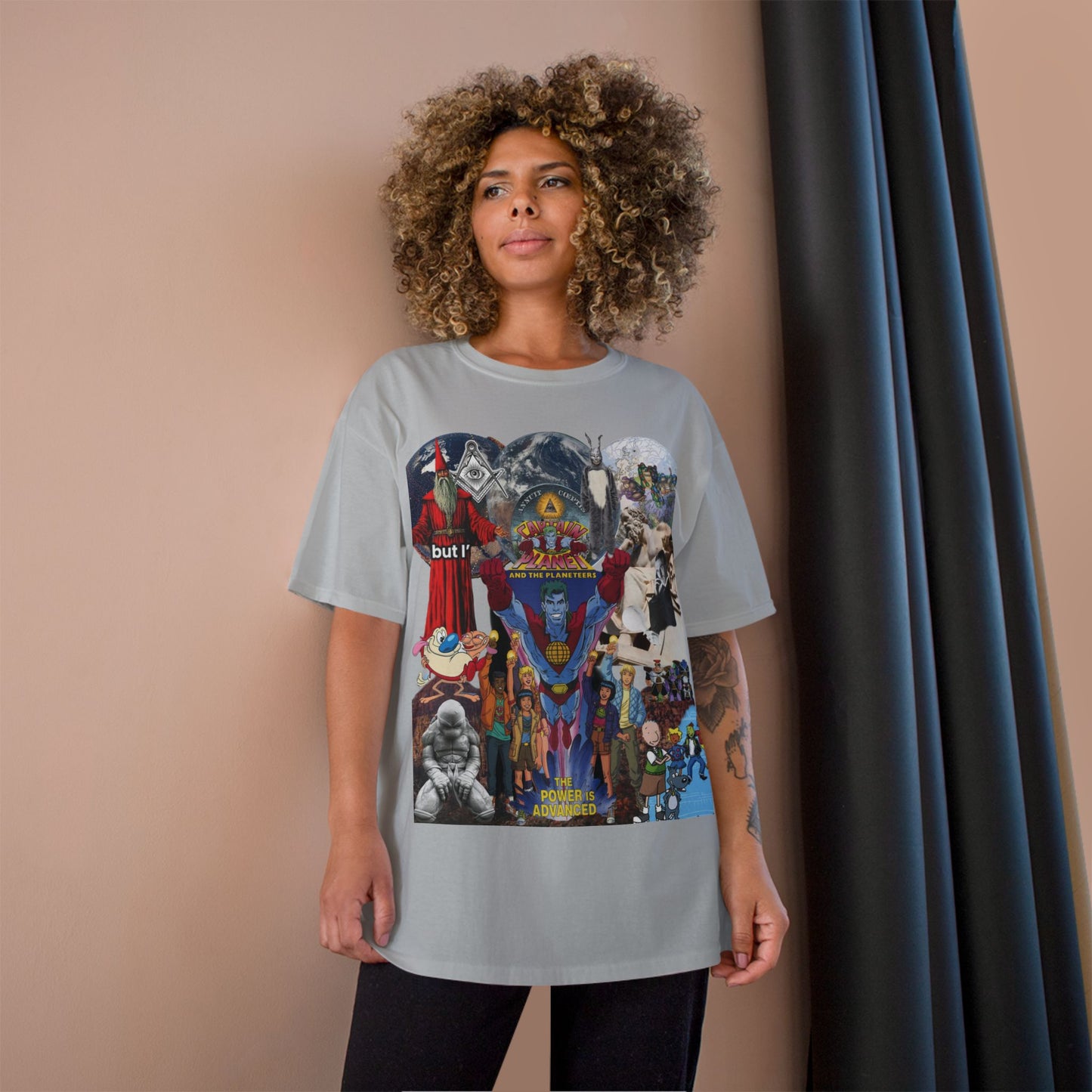 The Power is Advanced graphic tee-shirt