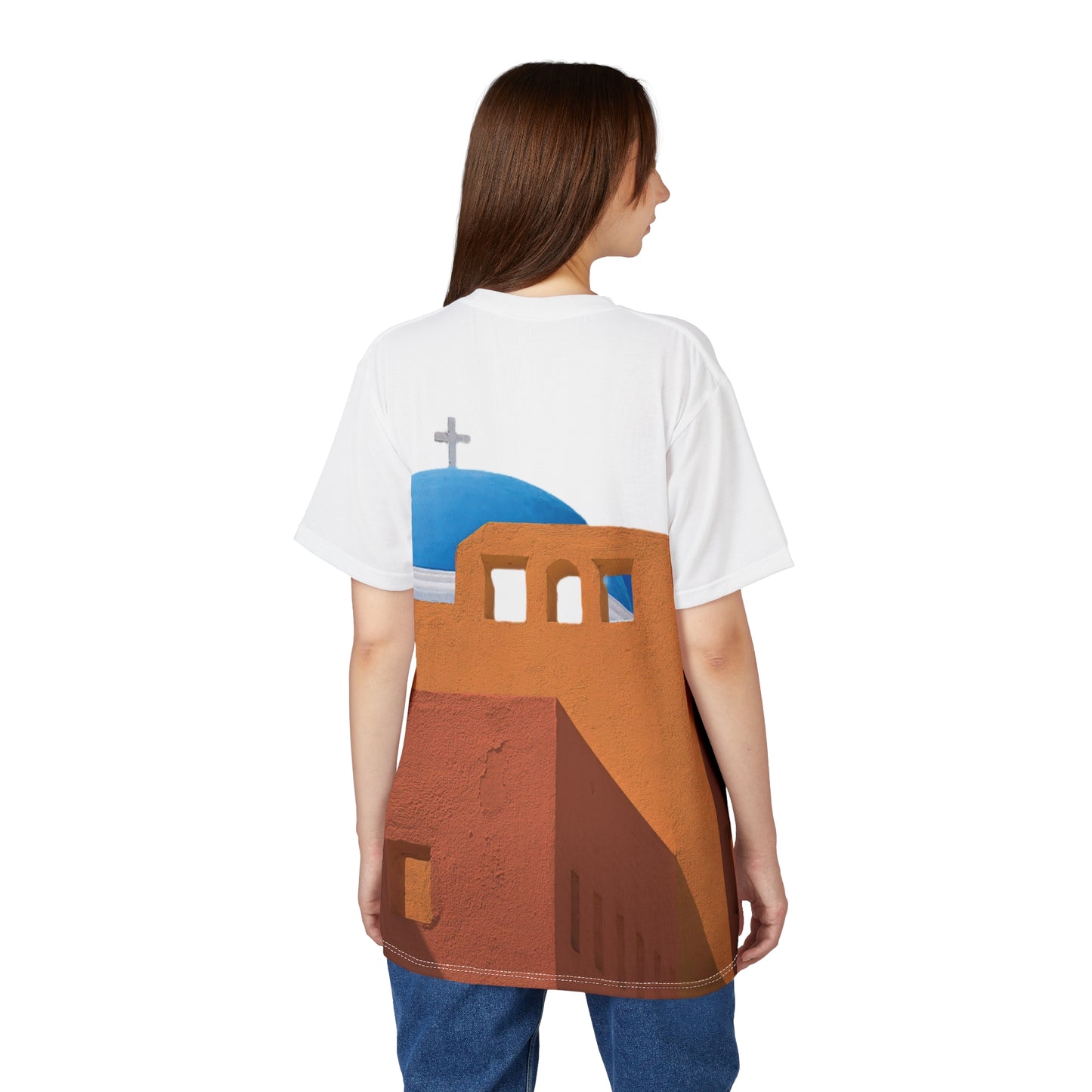 Santorini Blue Dome Shirt