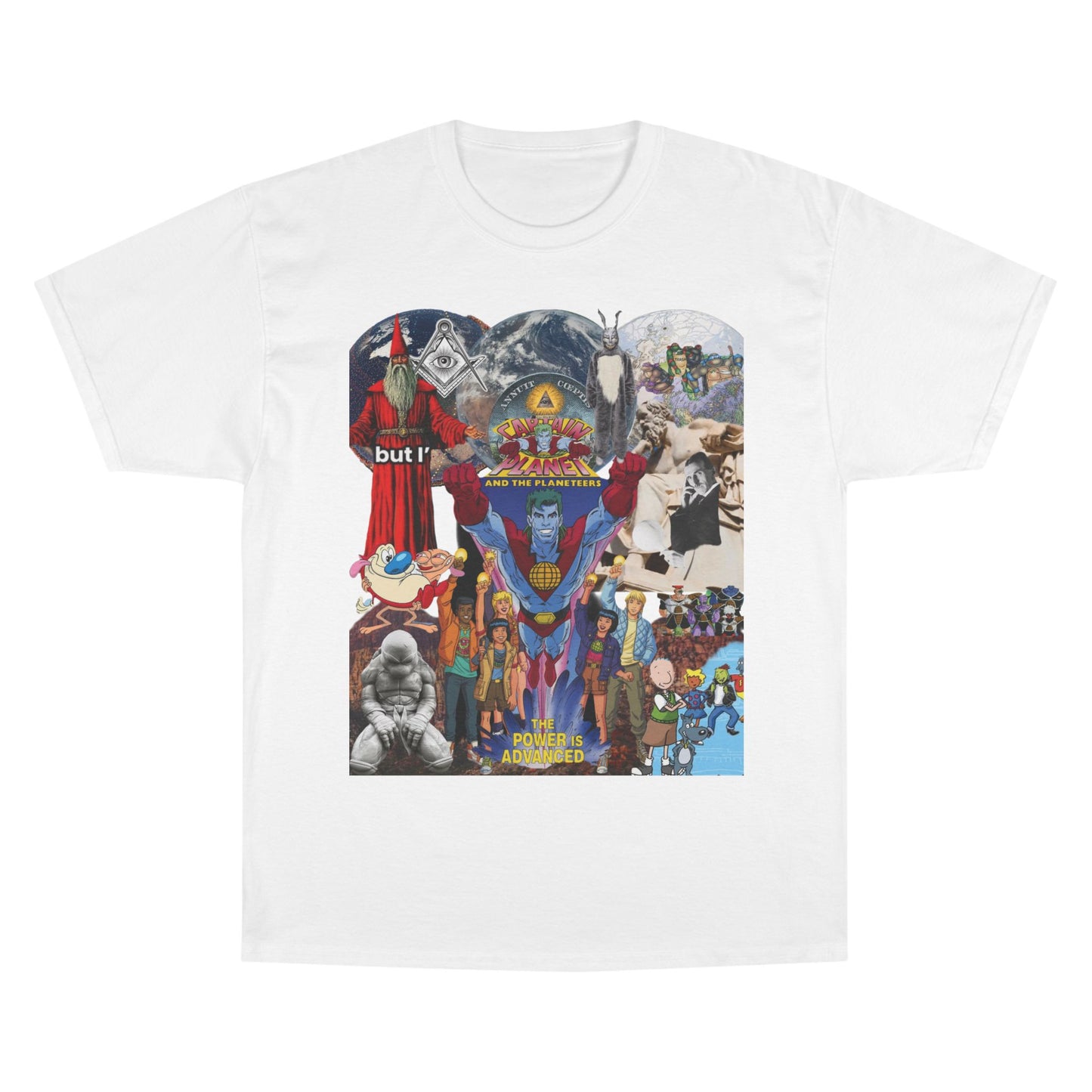 The Power is Advanced graphic tee-shirt
