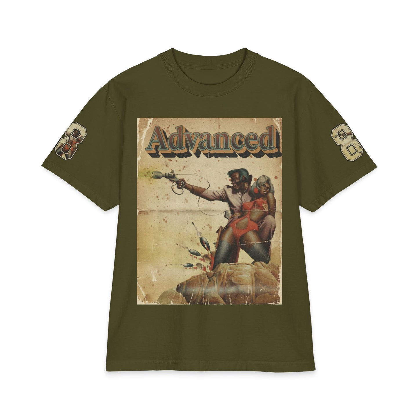 Advanced 88 Vintage Pimp Graphic T-Shirt