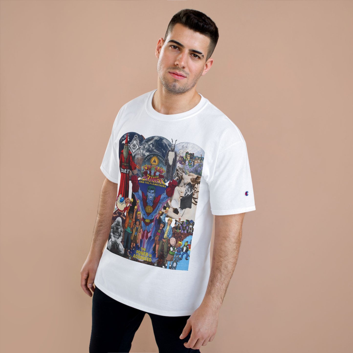 The Power is Advanced graphic tee-shirt