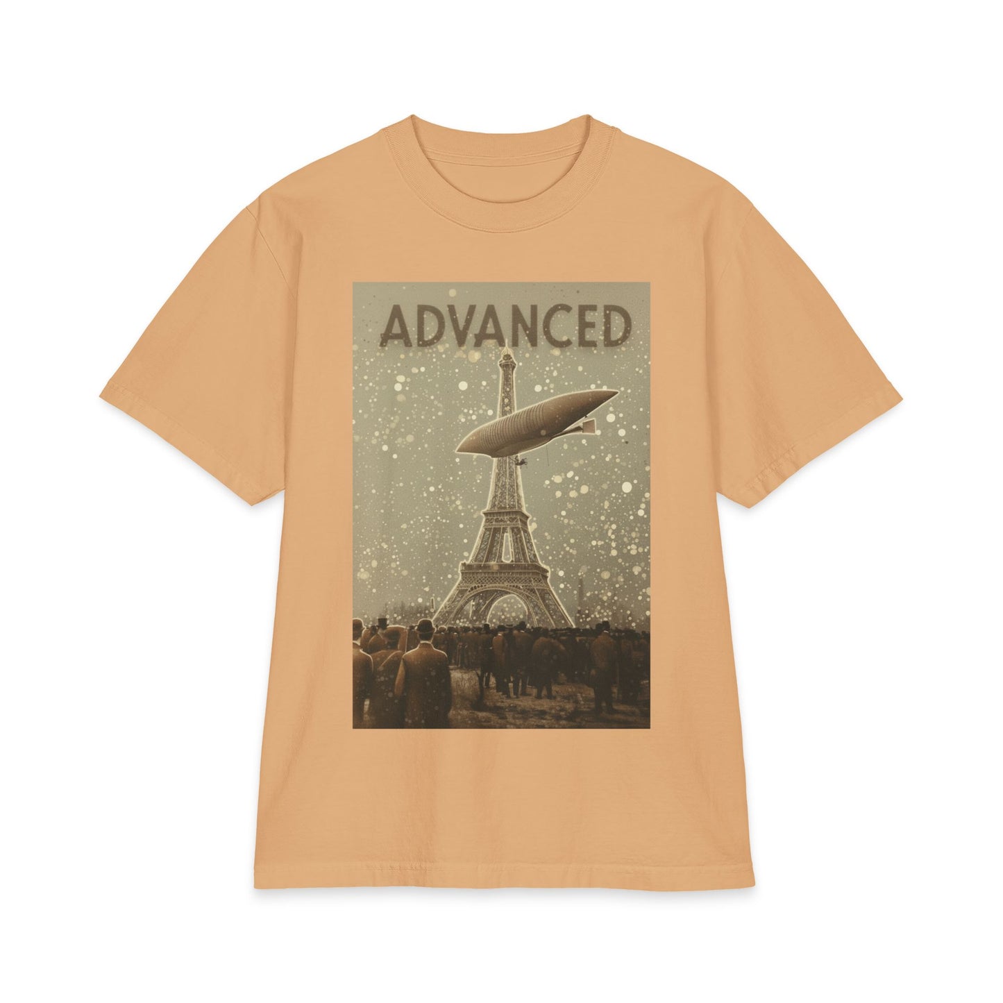 Advanced Zeppelin Over Eiffel Tower T‑Shirt