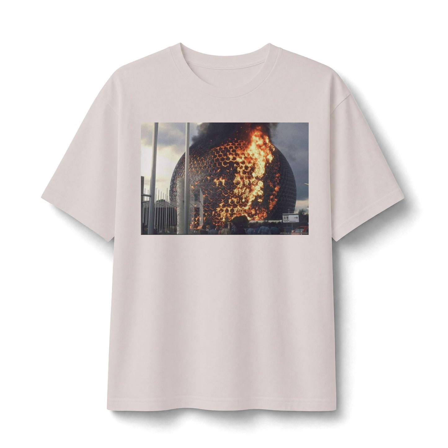 Advanced 'Exploding Globe' Graphic Tee