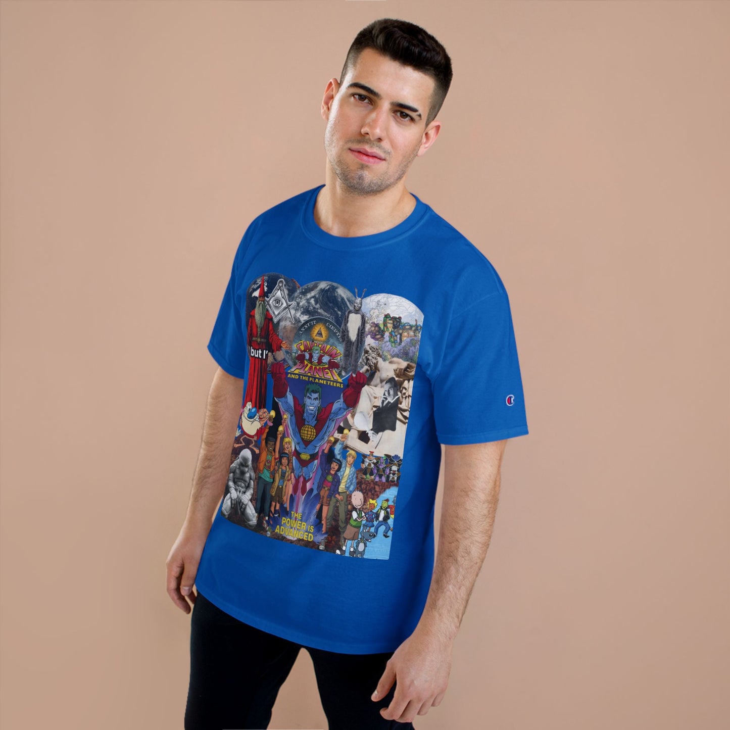 The Power is Advanced graphic tee-shirt