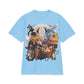 Vintage Collage Graphic Tee — Retro Surreal Movie & Memorabilia Design