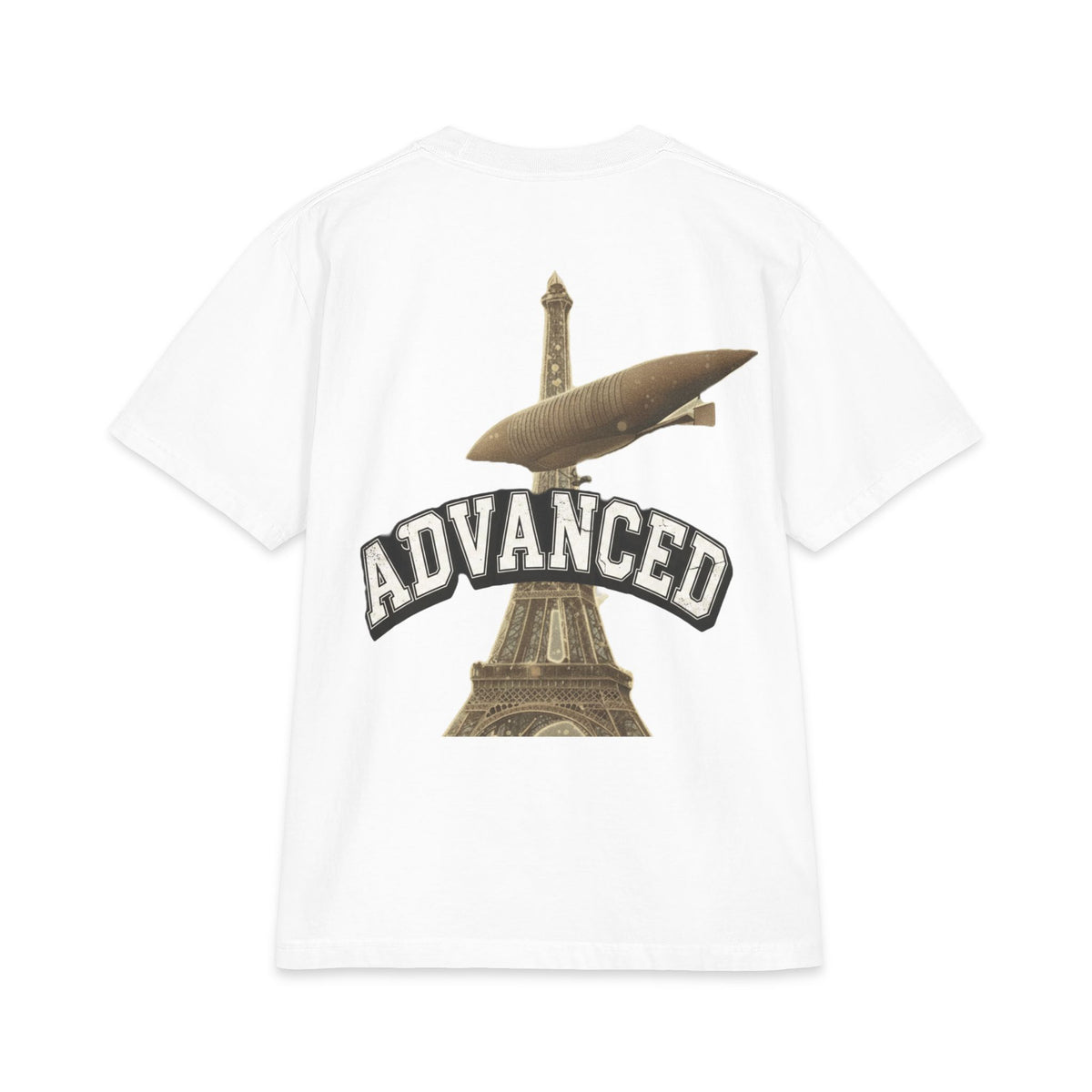 Advanced Zeppelin Over Eiffel Tower T‑Shirt