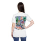 Crystal Collage T-Shirt — Colorful Mineral Art Tee