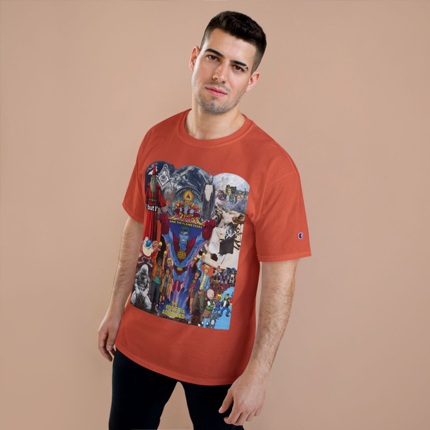 The Power is Advanced graphic tee-shirt
